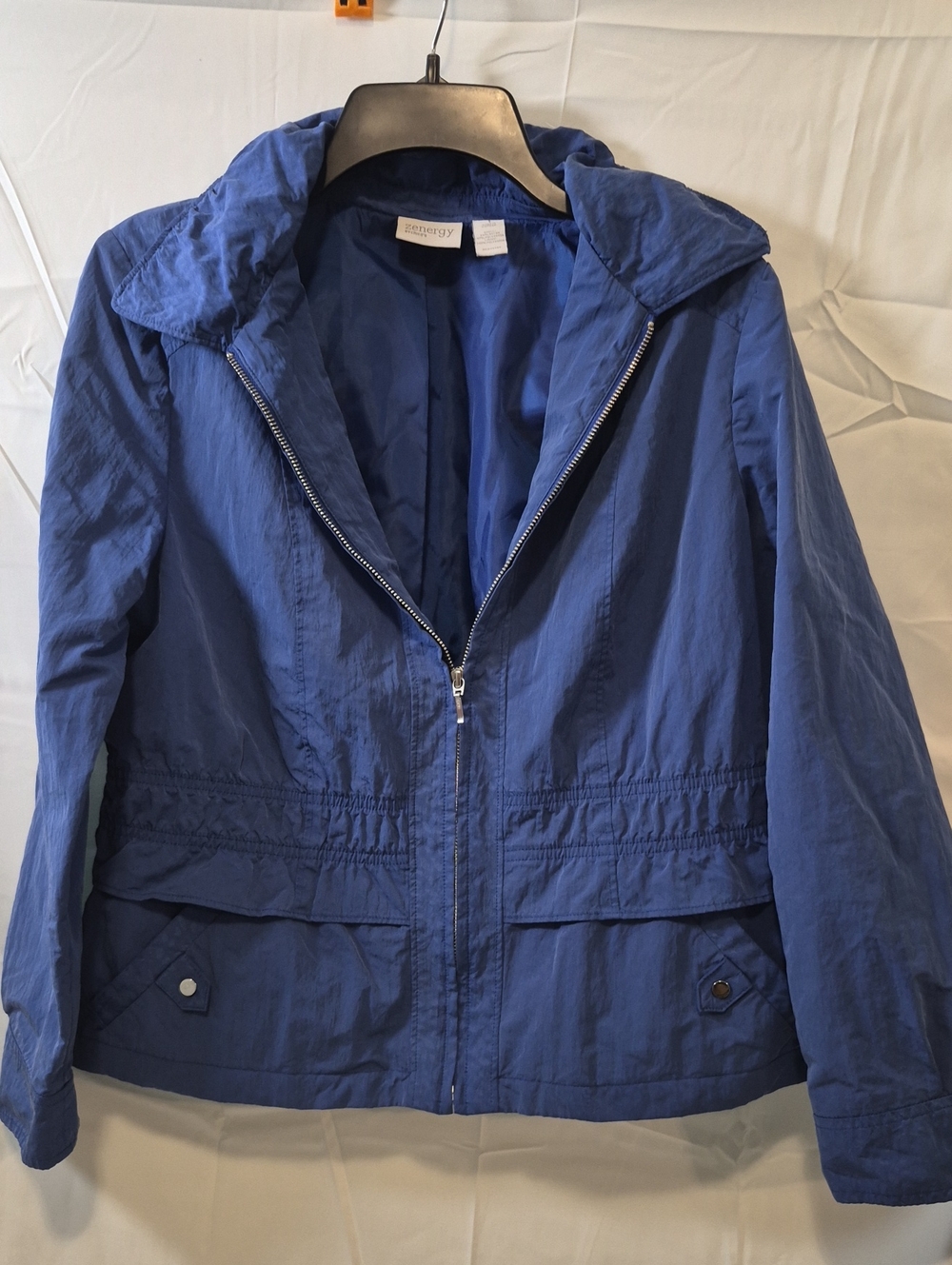 Blue Zip-Front Women's Jacket